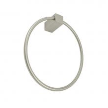 Deltana ZA2008-15 - Towel Ring Za Series, Satin Nickel