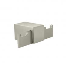 Deltana ZA2010-15 - Double Robe Hook Za Series, Satin Nickel