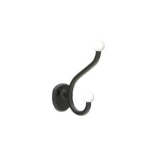 Emtek 25050FBS - STEEL HOOK, FLAT BLACK STEEL