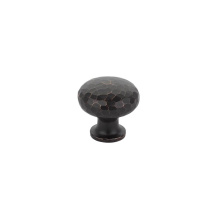 Emtek 86037US10B - Arts and Crafts Round Dimpled Knob, 1-1/4'', US10B