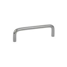 Emtek 86249US14 - Wire Pull, 6'' C-C, US14
