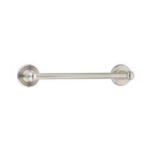 Emtek 2602400US10B - Brass Towel Bar, Small Disc Rosette, 12'', US10B