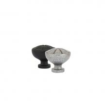 Emtek 76044FB - Wrought Steel Petal Wardrobe Knob, 1-3/4'', FBS