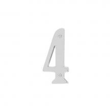 Emtek 282410B - House Number Digit ''4'' 5-1/2'', US10B