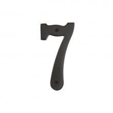 Emtek 282710B - House Number Digit ''7'' 5-1/2'', US10B