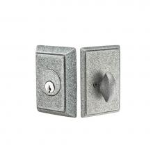 Emtek 8463FBS - Deadbolt, Sgl, Stl No.3Rose FBS