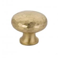 Emtek 86037US4 - Arts and Crafts Round Dimpled Knob, 1-1/4'', US4