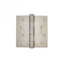 Emtek 9102419 - 9100 Stl Hinge, SD, 1/4''RdCr, 4, US19