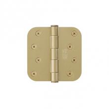 Emtek 9103419 - 9100 Stl Hinge, SD, 5/8'' RdCr, 4, US19