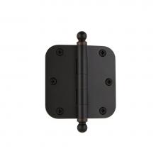 Nostalgic Warehouse 700200 - Nostalgic Warehouse 3.5'' Ball Tip Residential Hinge with 5/8'' Radius Corners