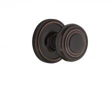 Nostalgic Warehouse 700216 - Nostalgic Warehouse Classic Rosette Passage Deco Door Knob in Timeless Bronze