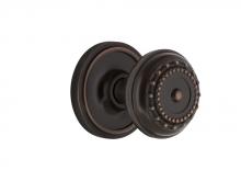 Nostalgic Warehouse 700220 - Nostalgic Warehouse Classic Rosette Passage Meadows Door Knob in Timeless Bronze