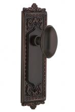 Nostalgic Warehouse 700286 - Nostalgic Warehouse Egg & Dart Plate Passage Homestead Door Knob in Timeless Bronze