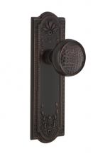 Nostalgic Warehouse 700298 - Nostalgic Warehouse Meadows Plate Passage Craftsman Door Knob in Timeless Bronze