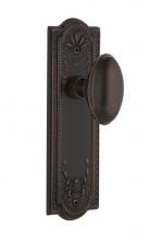 Nostalgic Warehouse 700300 - Nostalgic Warehouse Meadows Plate Passage Homestead Door Knob in Timeless Bronze