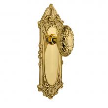 Nostalgic Warehouse 701265 - Nostalgic Warehouse Victorian Plate Privacy Victorian Door Knob in Polished Brass