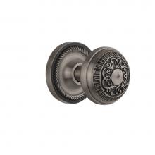 Nostalgic Warehouse 702551 - Nostalgic Warehouse Rope Rosette Privacy Egg & Dart Door Knob in Antique Pewter