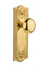 Nostalgic Warehouse 702777 - Nostalgic Warehouse Meadows Plate Double Dummy New York Door Knob in Unlacquered Brass