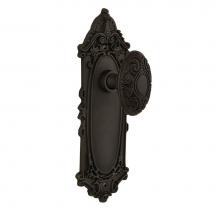 Nostalgic Warehouse 704097 - Nostalgic Warehouse Victorian Plate Privacy Victorian Door Knob in Oil-Rubbed Bronze