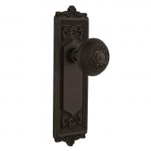 Nostalgic Warehouse 704145 - Nostalgic Warehouse Egg & Dart Plate Privacy Egg & Dart Door Knob in Oil-Rubbed Bronze