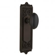 Nostalgic Warehouse 704185 - Nostalgic Warehouse Egg & Dart Plate Passage Homestead Door Knob in Oil-Rubbed Bronze