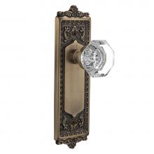 Nostalgic Warehouse 704228 - Nostalgic Warehouse Egg & Dart Plate Privacy Waldorf Door Knob in Antique Brass