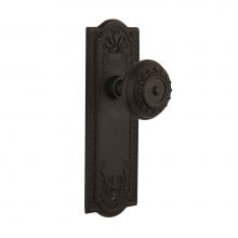 Nostalgic Warehouse 704291 - Nostalgic Warehouse Meadows Plate Passage Meadows Door Knob in Oil-Rubbed Bronze