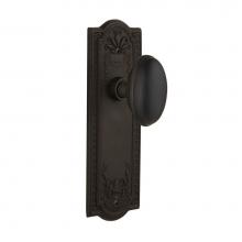 Nostalgic Warehouse 704323 - Nostalgic Warehouse Meadows Plate Privacy Homestead Door Knob in Oil-Rubbed Bronze