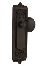 Nostalgic Warehouse 704570 - Nostalgic Warehouse Egg & Dart Plate Passage New York Door Knob in Oil-Rubbed Bronze