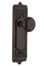 Nostalgic Warehouse 704589 - Nostalgic Warehouse Egg & Dart Plate Passage New York Door Knob in Timeless Bronze