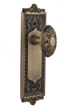 Nostalgic Warehouse 704596 - Nostalgic Warehouse Egg & Dart Plate Passage Victorian Door Knob in Antique Brass