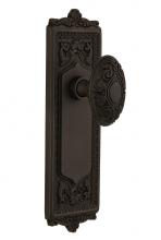 Nostalgic Warehouse 704610 - Nostalgic Warehouse Egg & Dart Plate Passage Victorian Door Knob in Oil-Rubbed Bronze