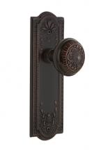 Nostalgic Warehouse 704781 - Nostalgic Warehouse Meadows Plate Passage Egg & Dart Door Knob in Timeless Bronze