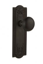 Nostalgic Warehouse 704788 - Nostalgic Warehouse Meadows Plate Passage New York Door Knob in Oil-Rubbed Bronze