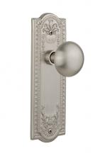 Nostalgic Warehouse 704790 - Nostalgic Warehouse Meadows Plate Passage New York Door Knob in Satin Nickel