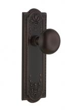 Nostalgic Warehouse 704795 - Nostalgic Warehouse Meadows Plate Passage New York Door Knob in Timeless Bronze