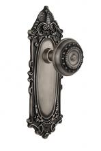 Nostalgic Warehouse 705059 - Nostalgic Warehouse Victorian Plate Passage Meadows Door Knob in Antique Pewter