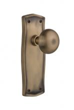 Nostalgic Warehouse 705373 - Nostalgic Warehouse Prairie Plate Passage New York Door Knob in Antique Brass