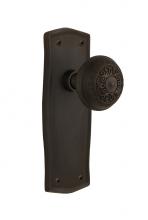 Nostalgic Warehouse 705459 - Nostalgic Warehouse Prairie Plate Passage Egg & Dart Door Knob in Oil-Rubbed Bronze