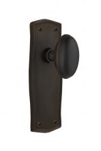 Nostalgic Warehouse 705516 - Nostalgic Warehouse Prairie Plate Passage Homestead Door Knob in Oil-Rubbed Bronze