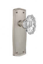 Nostalgic Warehouse 705990 - Nostalgic Warehouse Prairie Plate Passage Chateau Door Knob in Satin Nickel