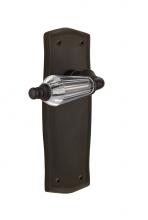 Nostalgic Warehouse 706039 - Nostalgic Warehouse Prairie Plate Privacy Parlor Lever in Oil-Rubbed Bronze