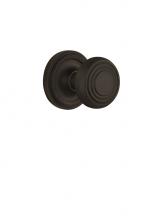 Nostalgic Warehouse 707277 - Nostalgic Warehouse Rope Rosette Passage Deco Door Knob in Oil-Rubbed Bronze