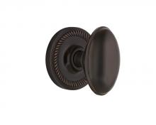 Nostalgic Warehouse 707858 - Nostalgic Warehouse Rope Rosette Passage Homestead Door Knob in Timeless Bronze