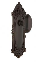 Nostalgic Warehouse 707891 - Nostalgic Warehouse Victorian Plate Passage Homestead Door Knob in Timeless Bronze