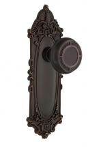 Nostalgic Warehouse 707892 - Nostalgic Warehouse Victorian Plate Passage Mission Door Knob in Timeless Bronze