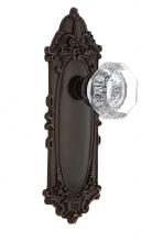 Nostalgic Warehouse 707898 - Nostalgic Warehouse Victorian Plate Passage Waldorf Door Knob in Timeless Bronze