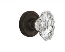 Nostalgic Warehouse 708377 - Nostalgic Warehouse Classic Rosette Passage Chateau Door Knob in Oil-Rubbed Bronze