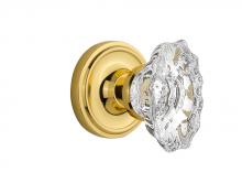 Nostalgic Warehouse 708378 - Nostalgic Warehouse Classic Rosette Passage Chateau Door Knob in Polished Brass