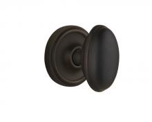 Nostalgic Warehouse 708413 - Nostalgic Warehouse Classic Rosette Passage Homestead Door Knob in Oil-Rubbed Bronze